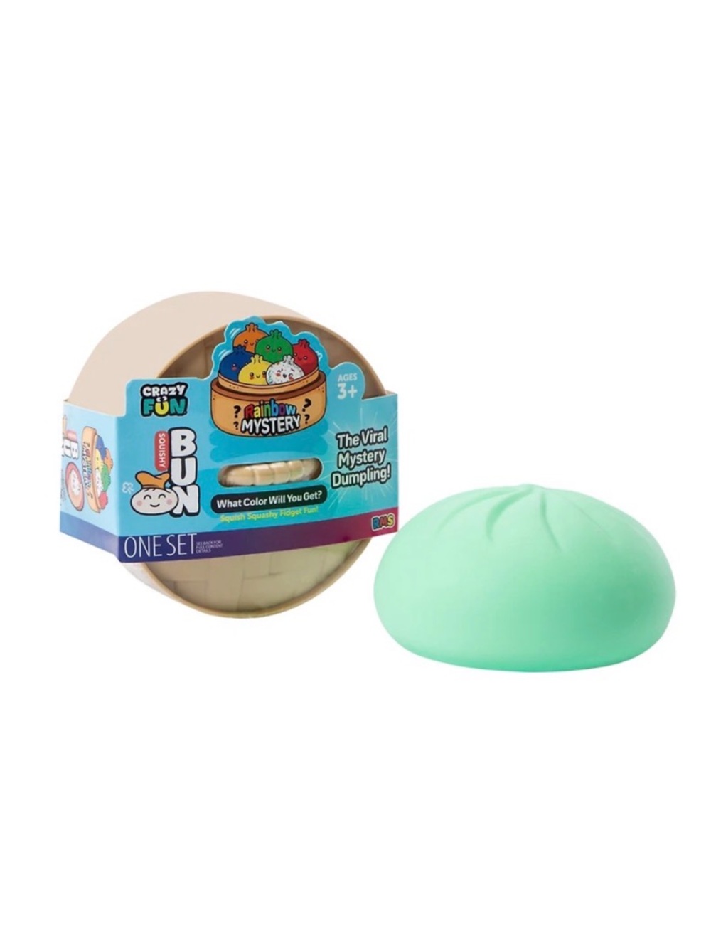 Rainbow Mystery Squishy Bun Dumpling
